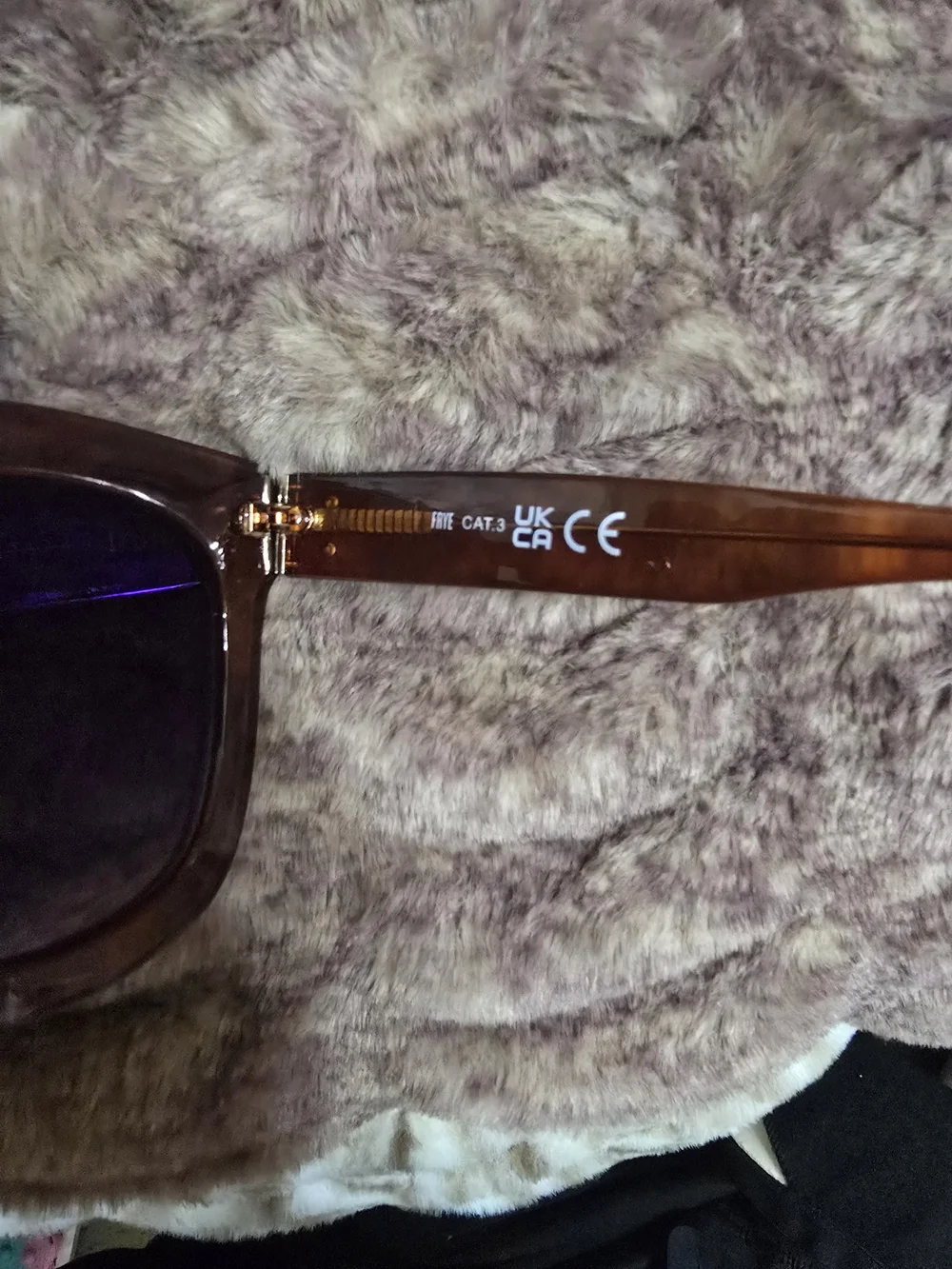 Frye Women's Brown Tortoiseshell Square Sunglasses